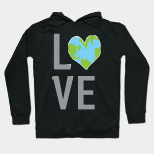 Love Earth Heart- Save the Plant- Laptop Sticker Hoodie